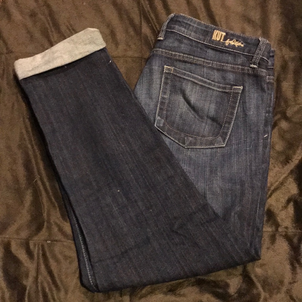 Kut from the Kloth cuffed jeans
